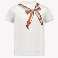 Fendi Kinder Mädchen T-Shirt In Weiß