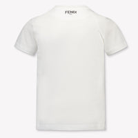 Fendi Kinder Mädchen T-Shirt In Weiß