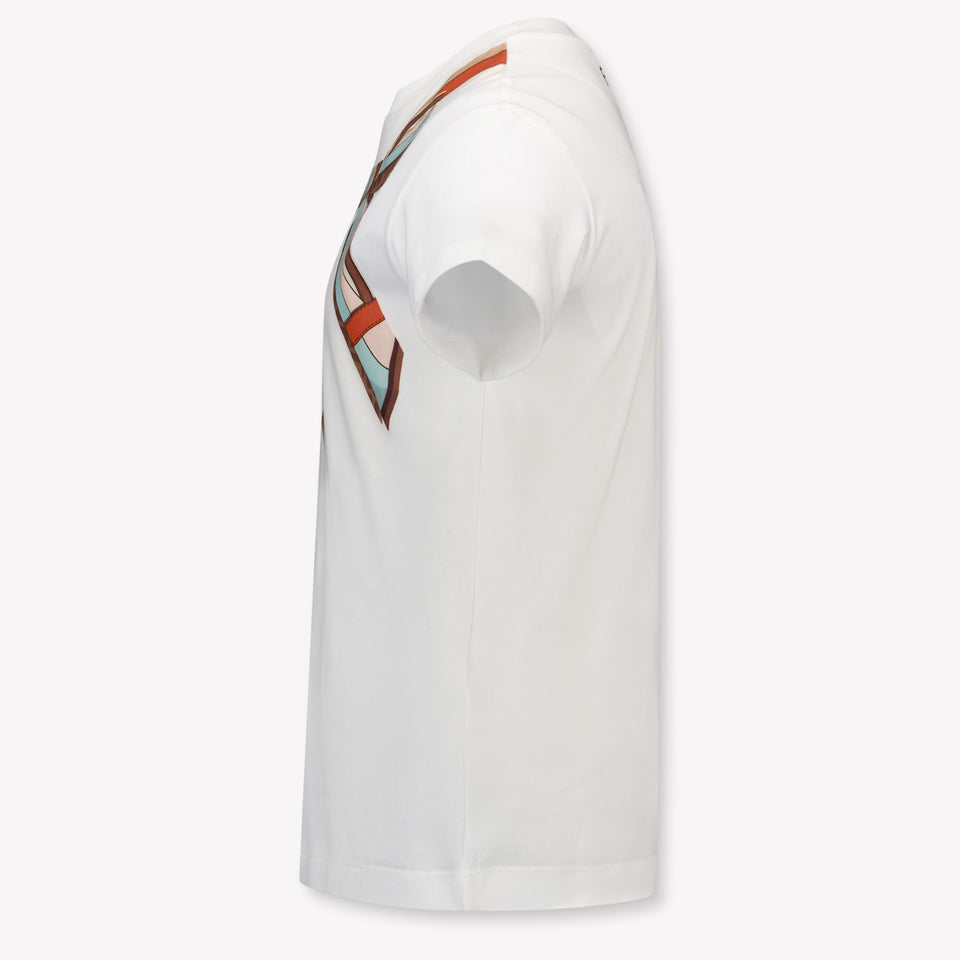 Fendi Enfants Filles T-shirt dans Blanc