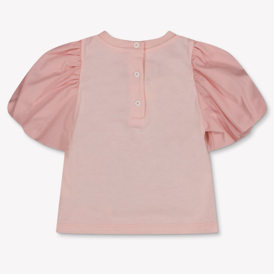 Fendi Bambino Ragazze Maglietta dentro Rosa Chiaro