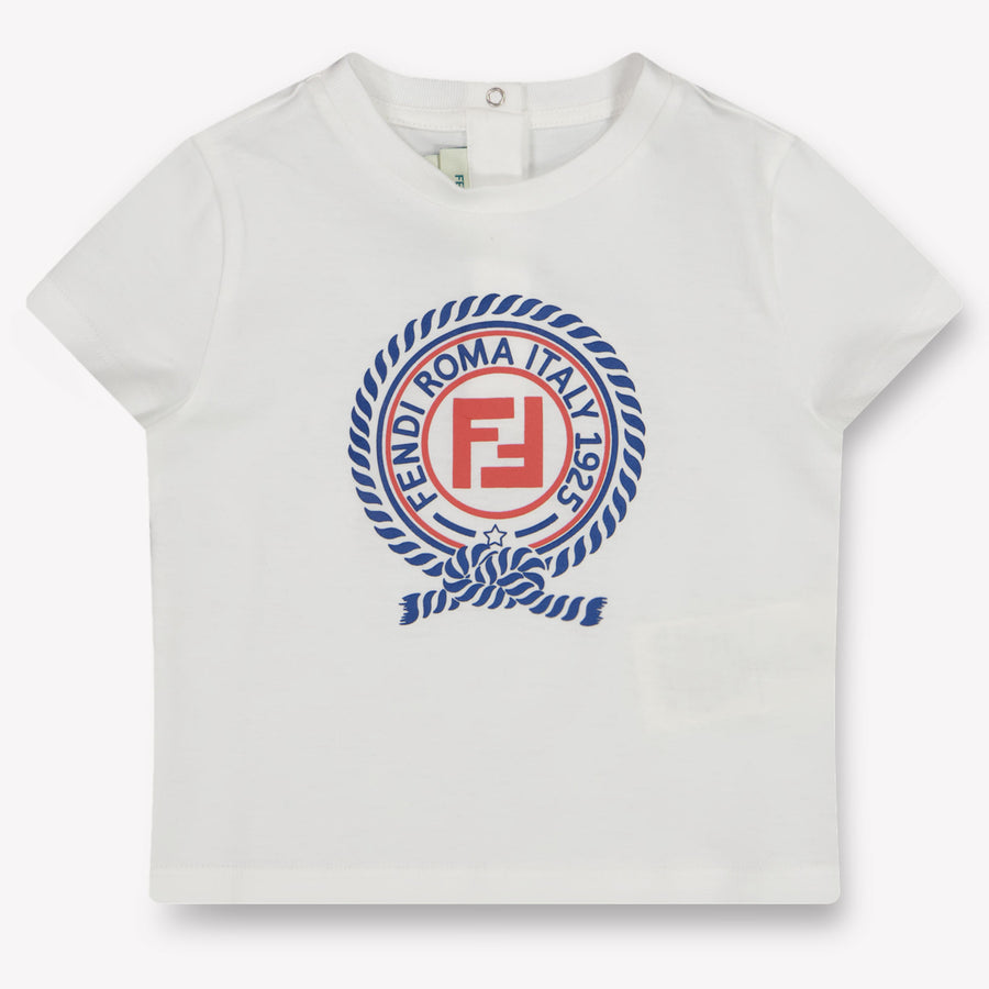 Fendi Bébé Garçons T-shirt dans Blanc