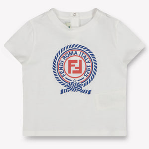 Fendi Baby Boys T-Shirt In White