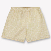 Fendi Bébé Garçons Short dans Beige Clair