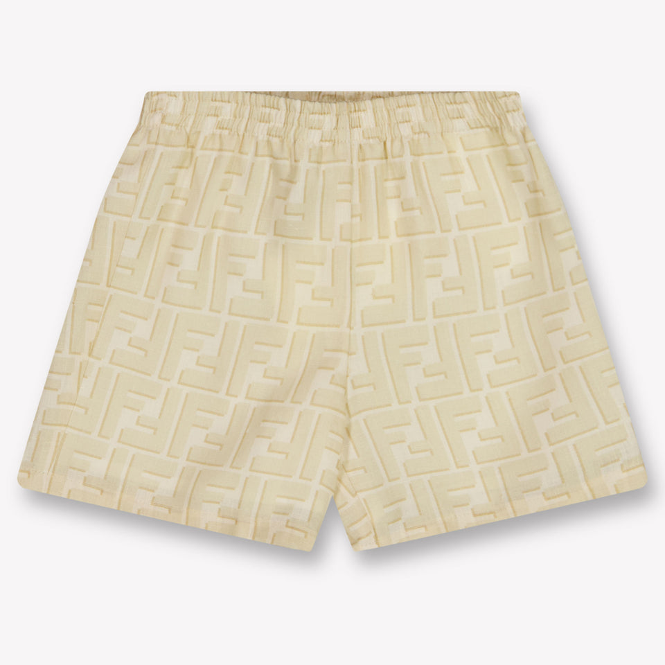 Fendi Bébé Garçons Short dans Beige Clair