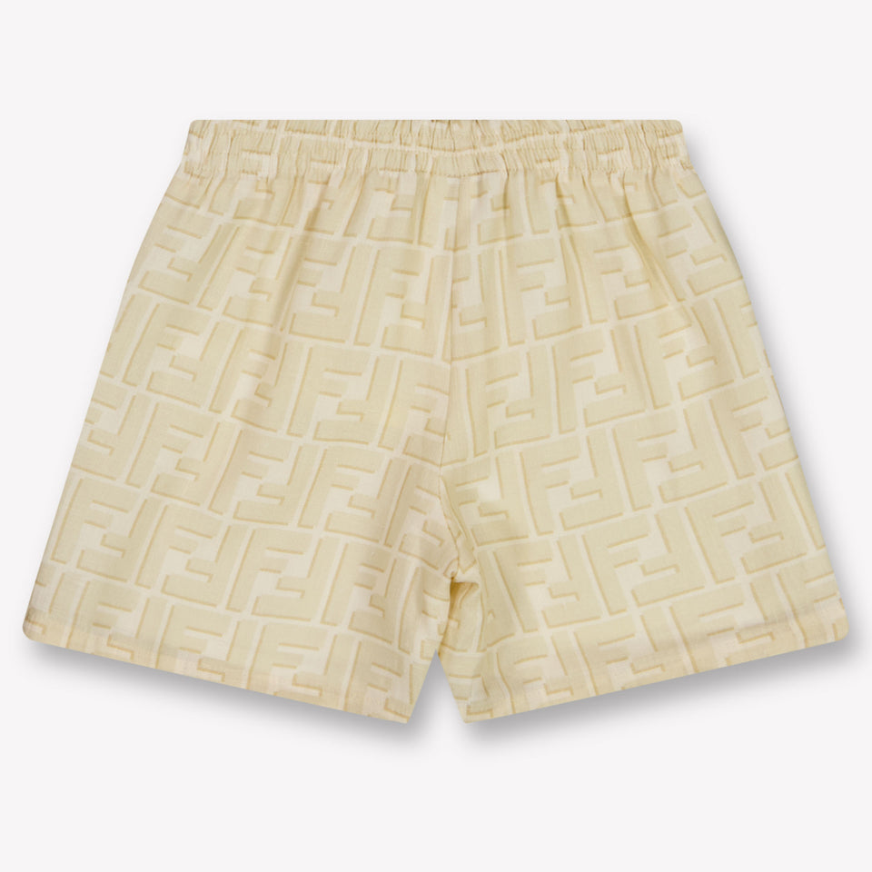 Fendi Bébé Garçons Short dans Beige Clair