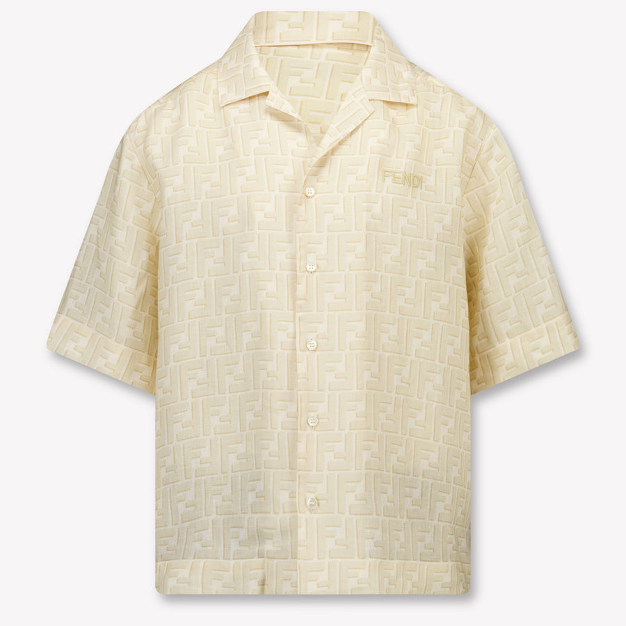 Fendi Jungen Bluse in Hellbeige