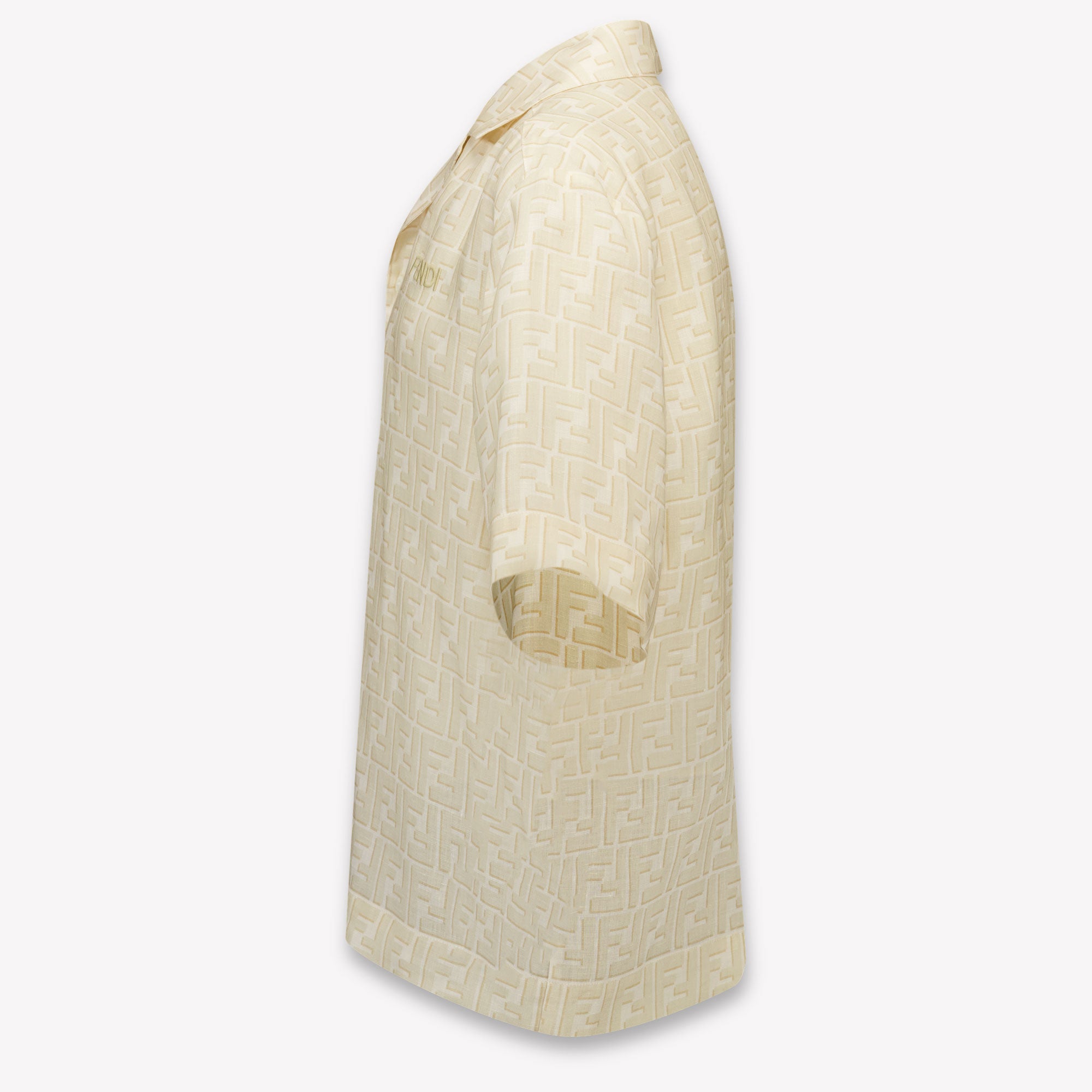 Fendi Kids Boys Blouse In Light Beige
