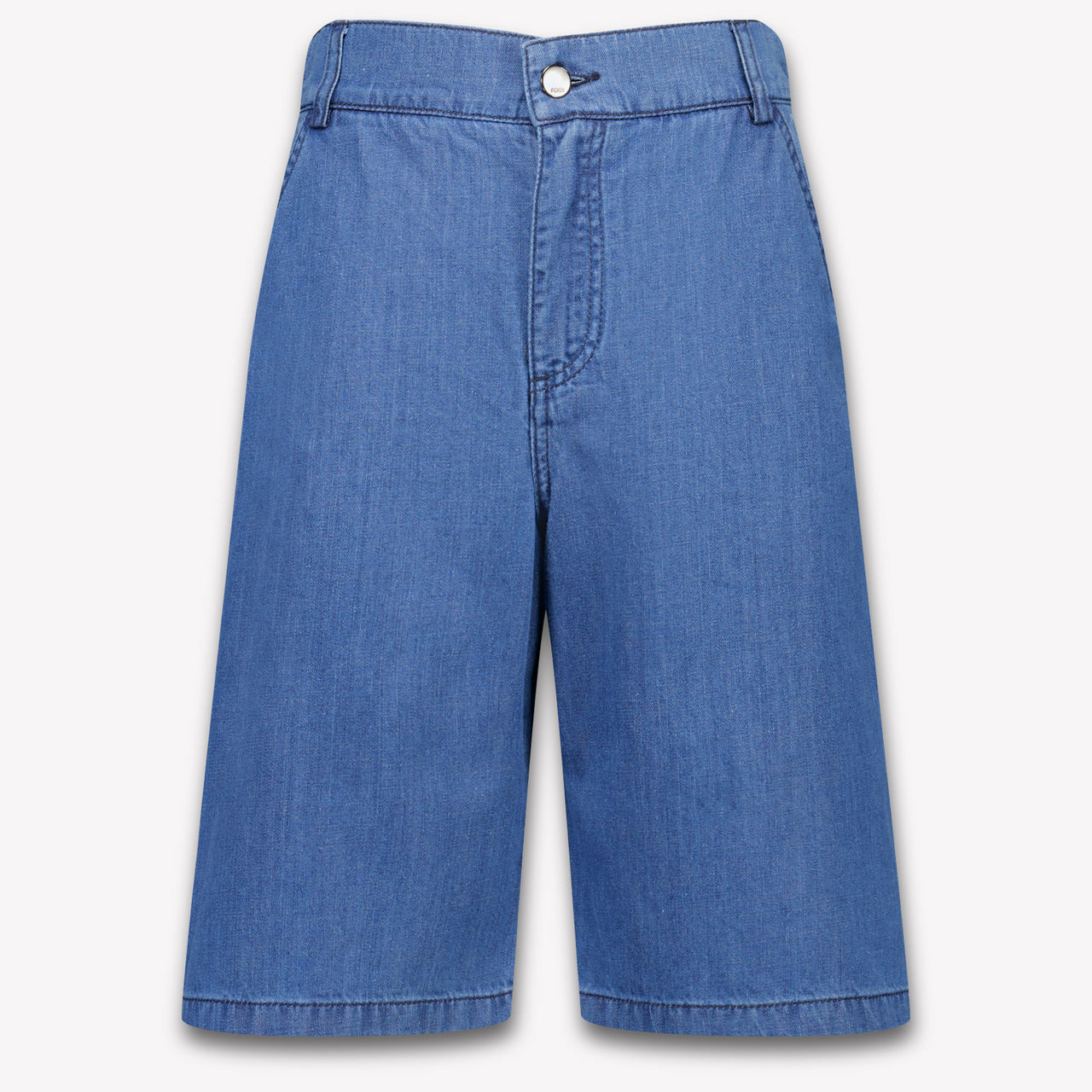 Fendi Kids Boys Shorts In Jeans