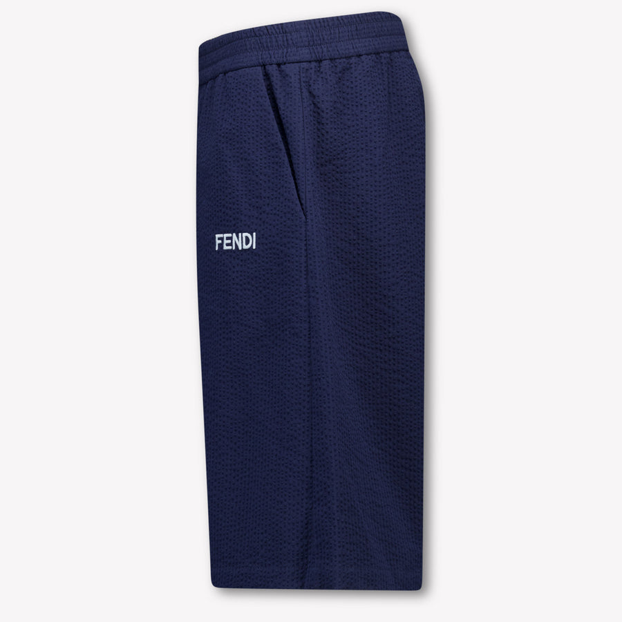 Fendi Kinder Jongens Shorts In Navy