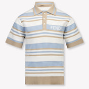 Fendi Kinder Jongens Polo In Licht Blauw