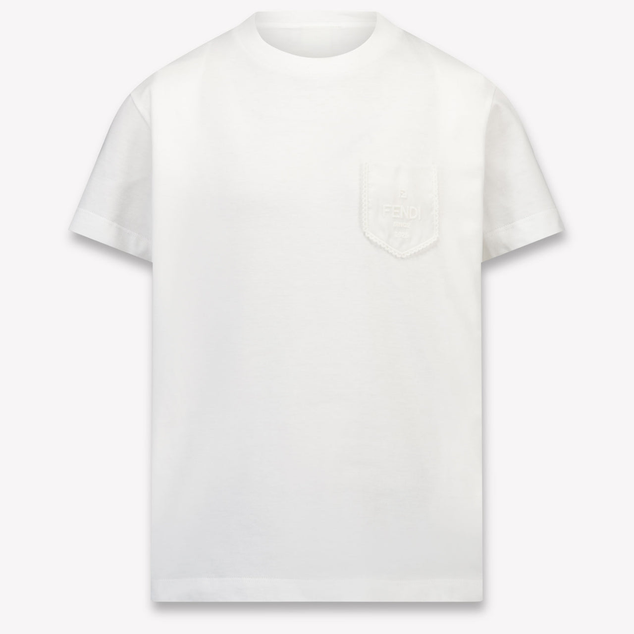 Fendi Kinder Mädchen T-Shirt In Weiß