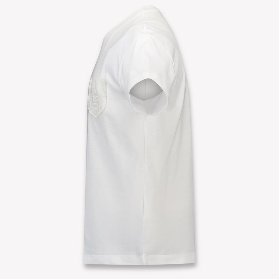 Fendi Kinder Mädchen T-Shirt In Weiß