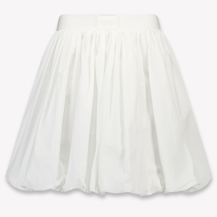 Fendi Enfants Filles Jupe en Blanc