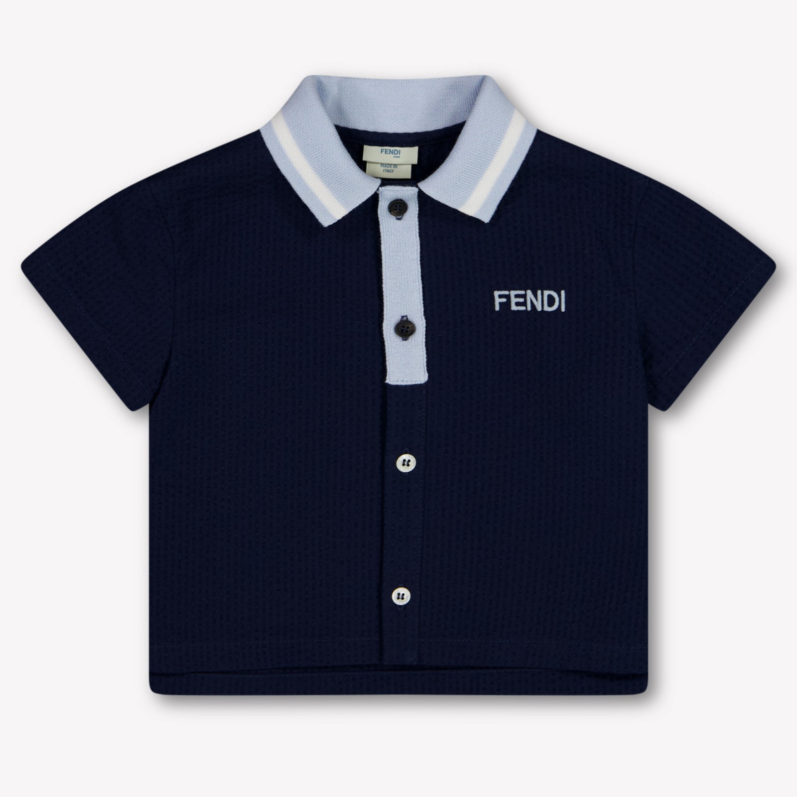 Fendi Bambino Ragazzi Polo In Navy