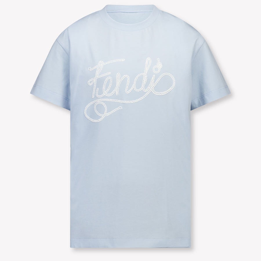 Fendi Jungen T-Shirt in Hellblau