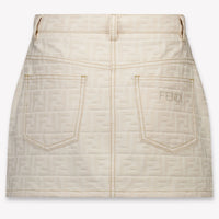 Fendi Bambini Ragazze Gonna dentro Beige Chiaro