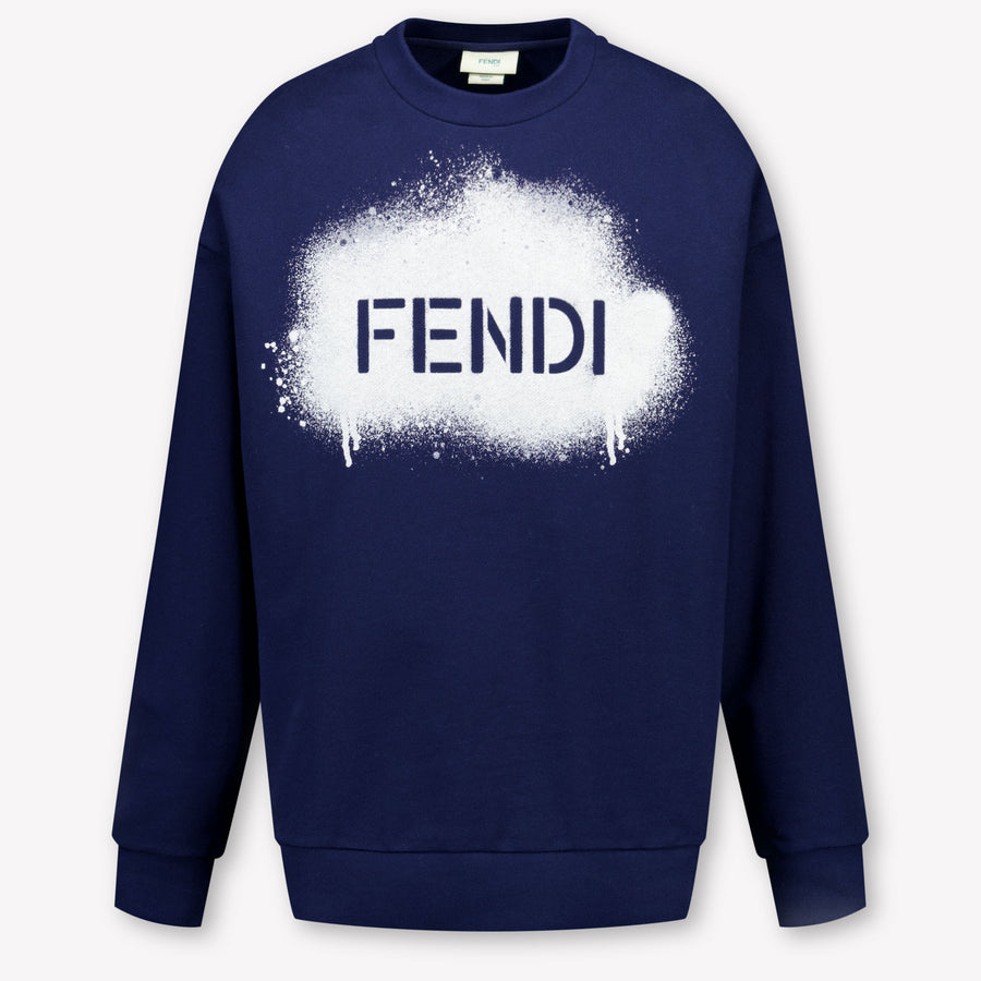 Fendi Jungen Pullover in Marineblau