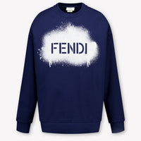 Fendi niños Chicos suéter en Navy