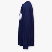 Fendi niños Chicos suéter en Navy
