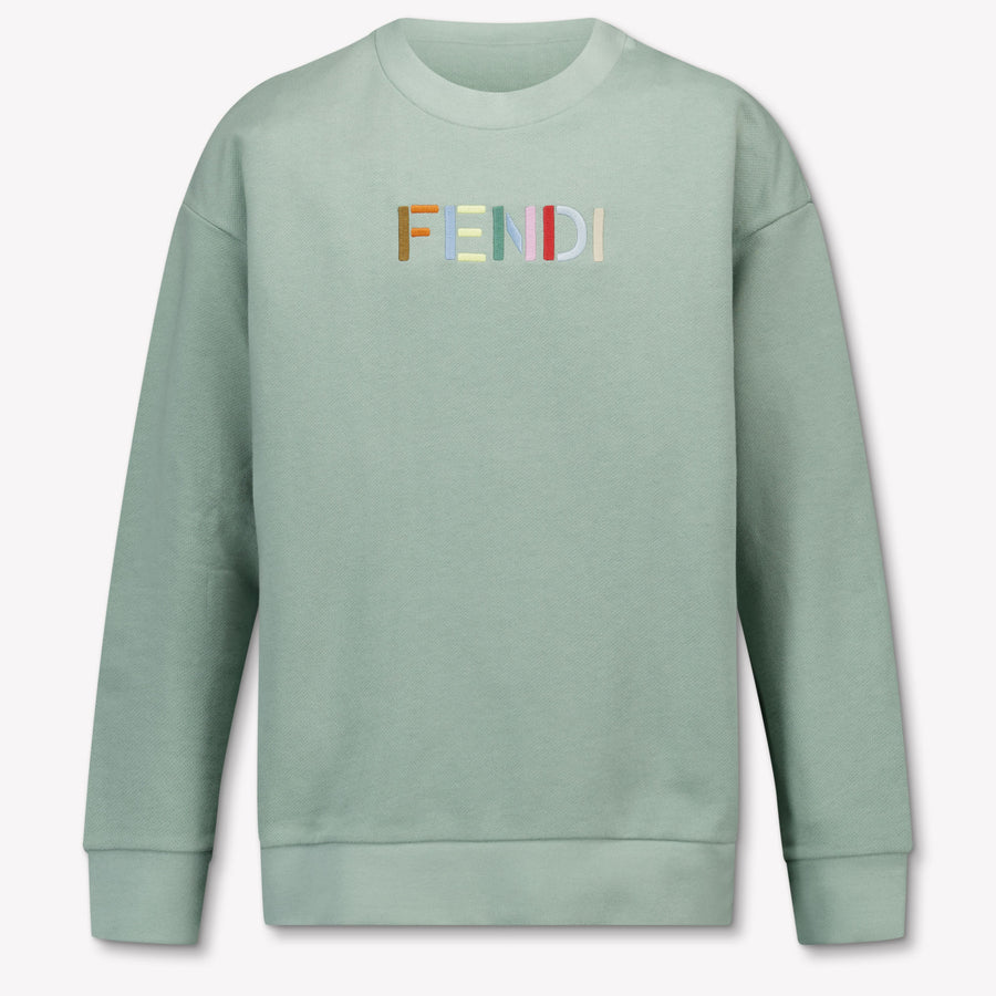 Fendi niños Unisex suéter en Verde