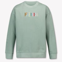 Fendi niños Unisex suéter en Verde