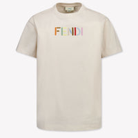 Fendi Kinder Unisex T-Shirt In Helles Beige