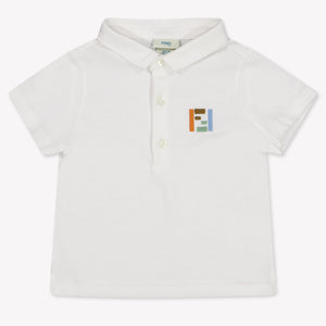 Fendi Baby Boys Polo In White