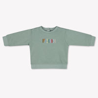 Fendi bebe Chicos suéter en Verde
