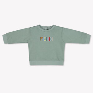 Fendi bebe Chicos suéter en Verde
