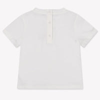 Fendi bebe Unisex Camiseta adentro Blanco