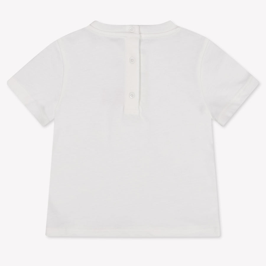 Fendi bebe Unisex Camiseta adentro Blanco