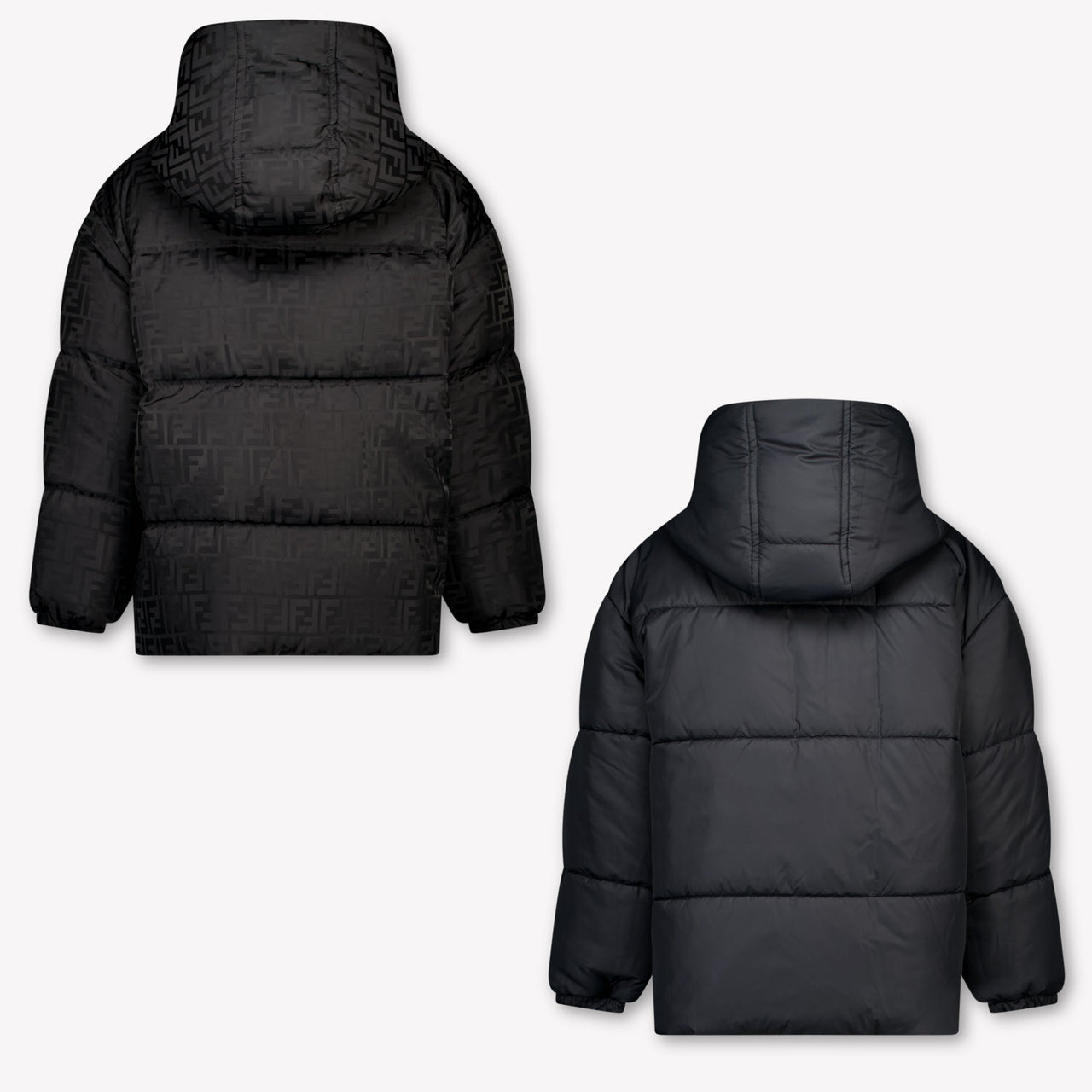 Fendi Jungen Winterjacke in Schwarz