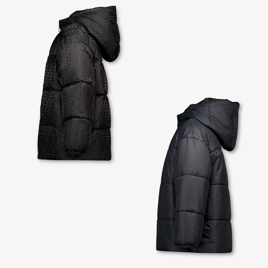 Fendi Jungen Winterjacke in Schwarz