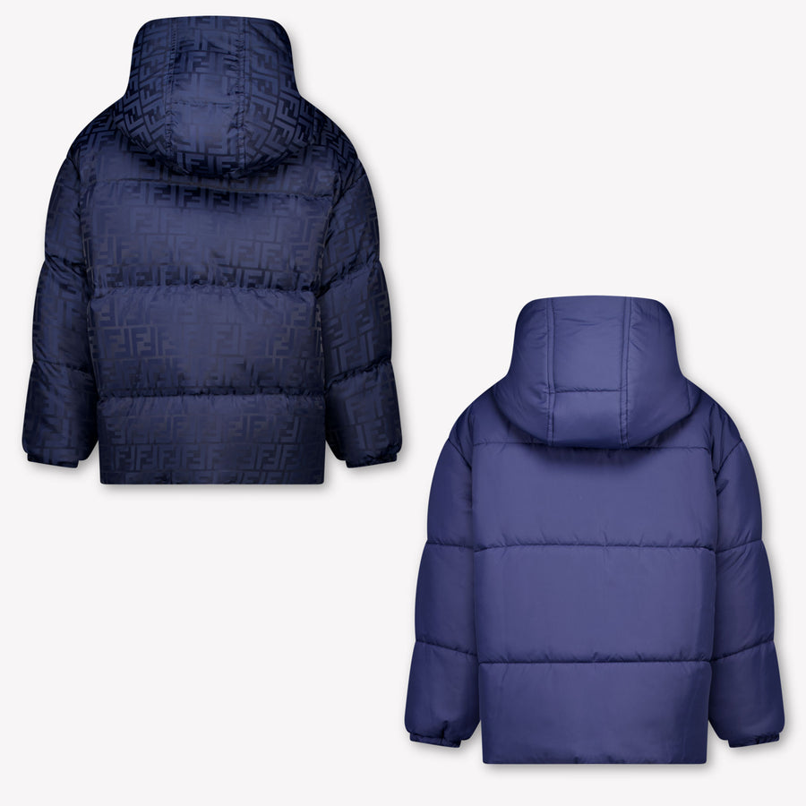 Fendi Jungen Winterjacke in Marineblau