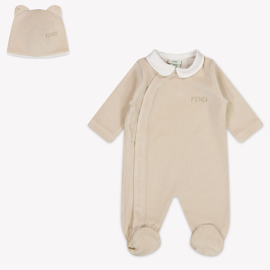 Fendi Bébé Unisexe Combishort dans Beige