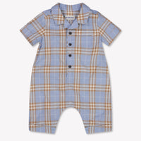 Burberry André bébé Garçons Combishort dans Bleu Clair