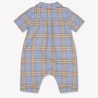 Burberry André bébé Garçons Combishort dans Bleu Clair