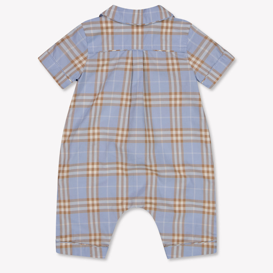 Burberry André bébé Garçons Combishort dans Bleu Clair