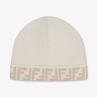 Fendi Kinder Mädchen Hut rein Grauweiß