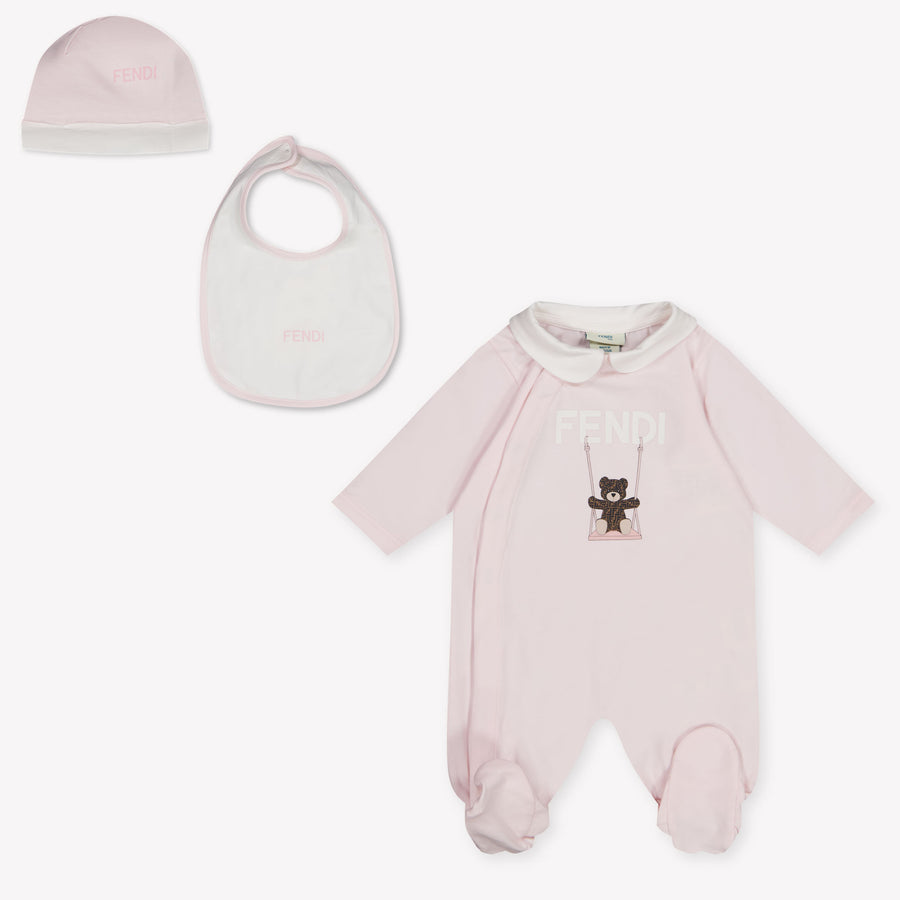 Fendi Bambino Unisex Tutina dentro Rosa Chiaro