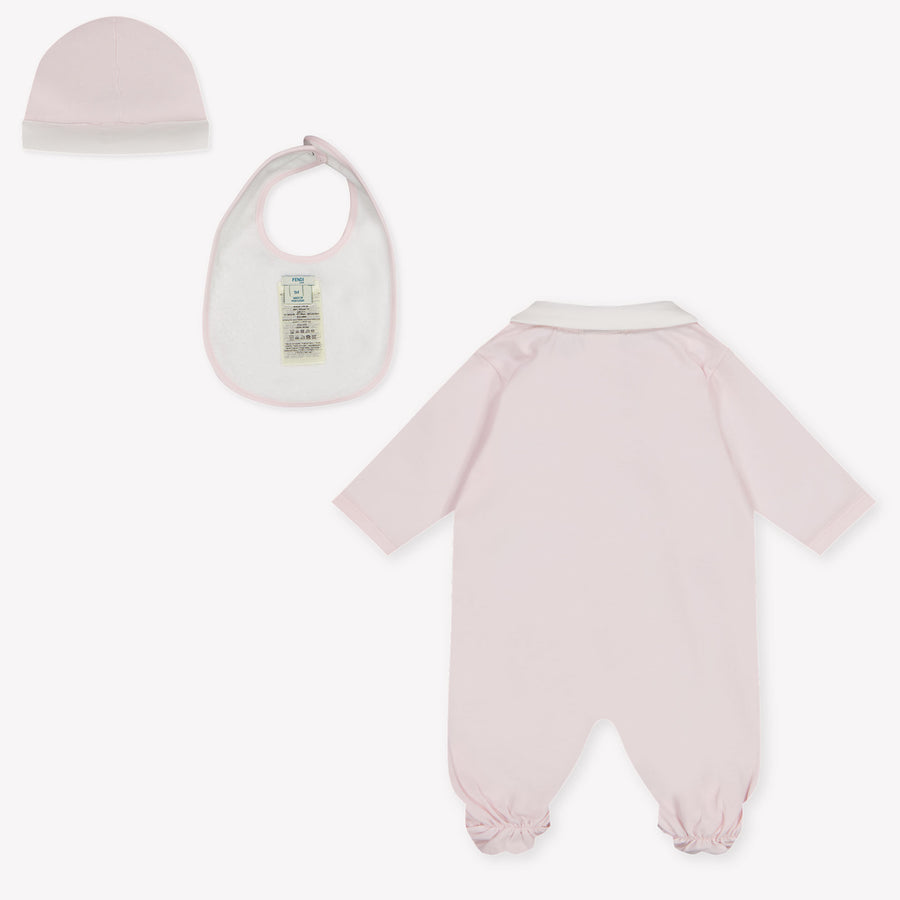 Fendi bebe Unisex Mono corto en Rosa claro