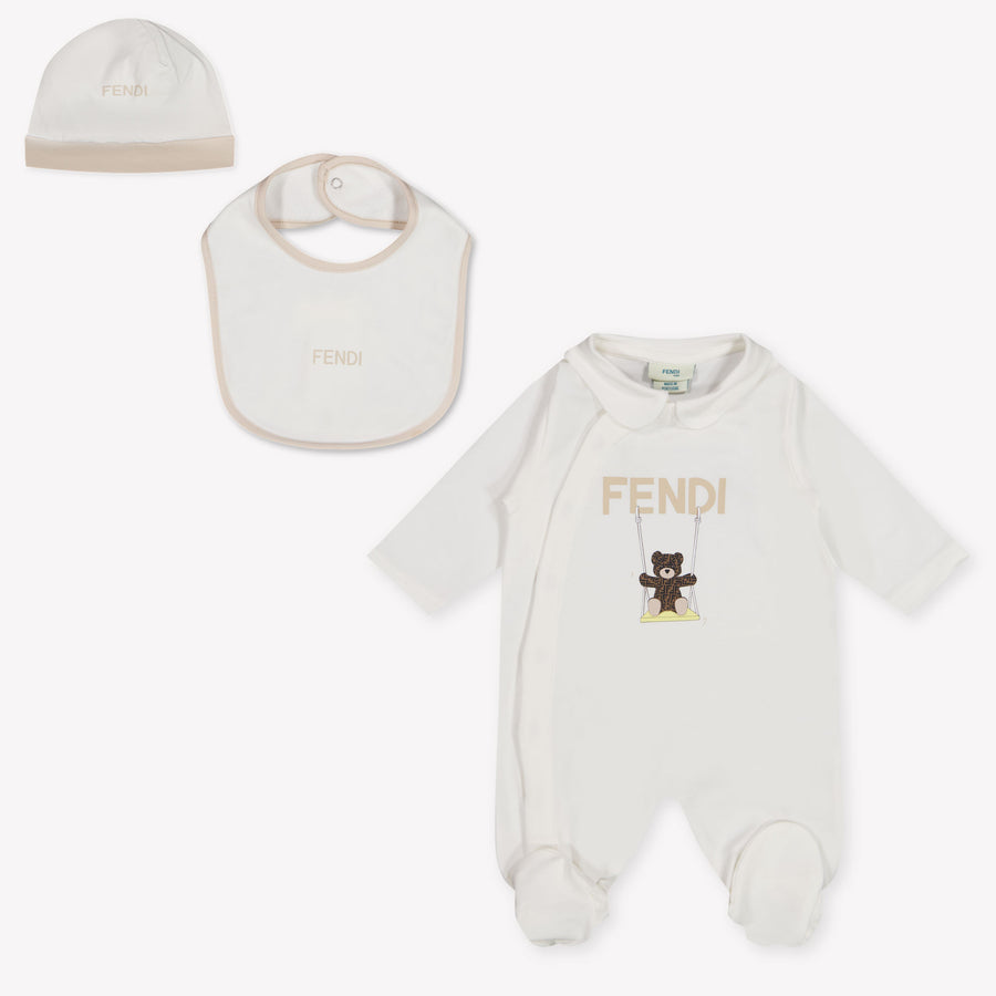 Fendi Bébé Unisexe Combishort dans Blanc