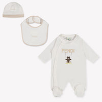 Fendi bebe Unisex Mono corto en Blanco