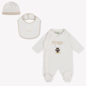 Fendi bebe Unisex Mono corto en Blanco