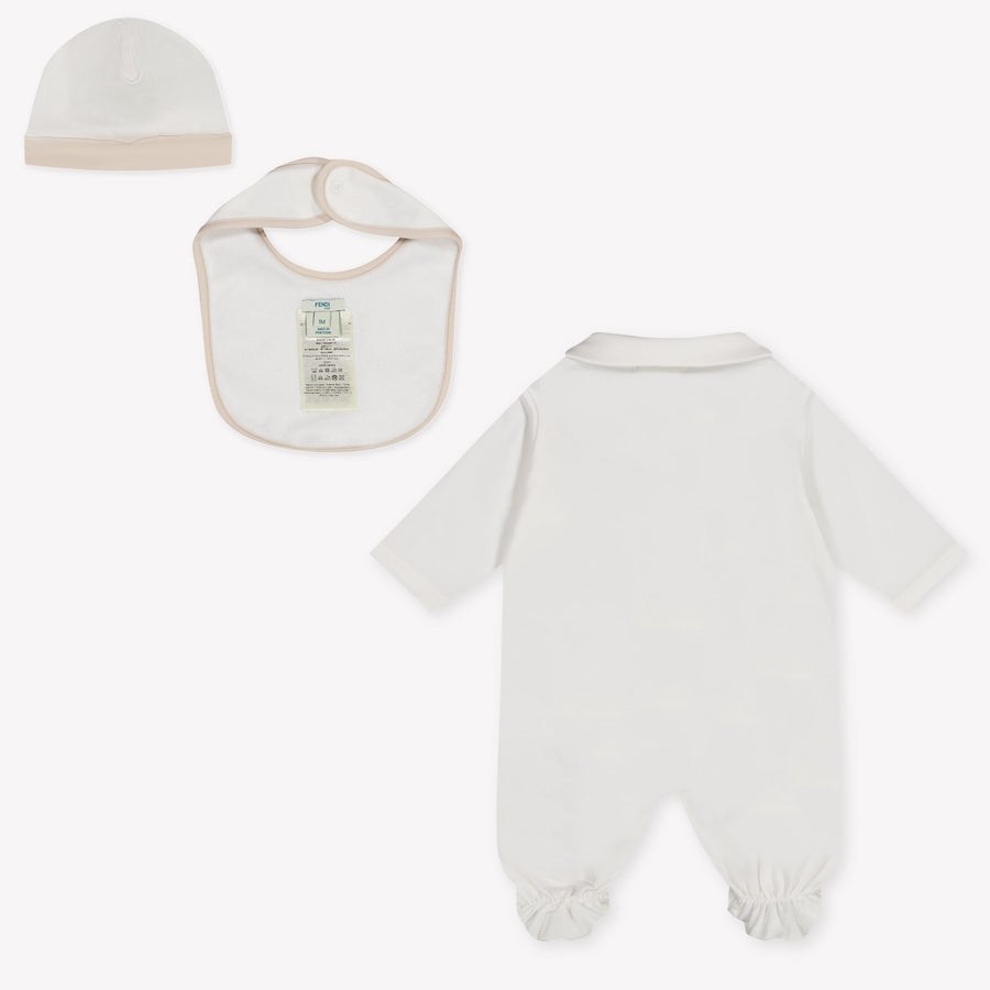 Fendi bebe Unisex Mono corto en Blanco