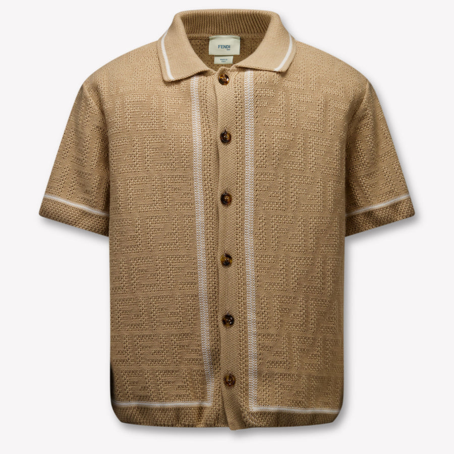 Fendi Jungen Poloshirt in Beige