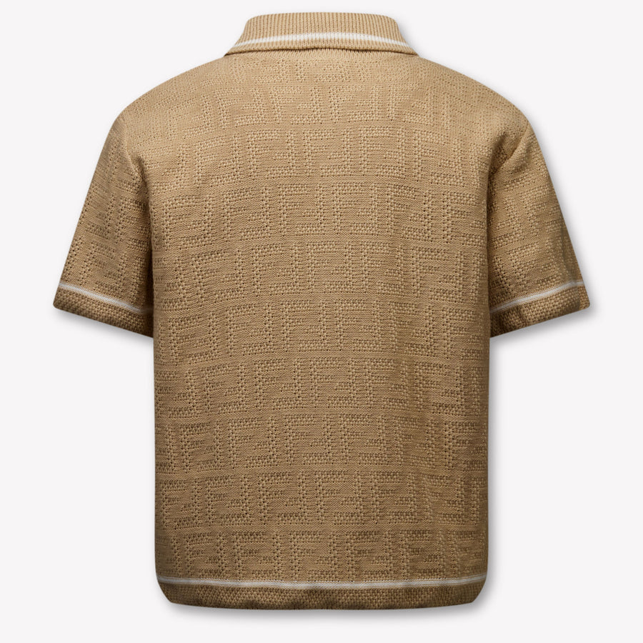 Fendi niños Chicos polo en Beige