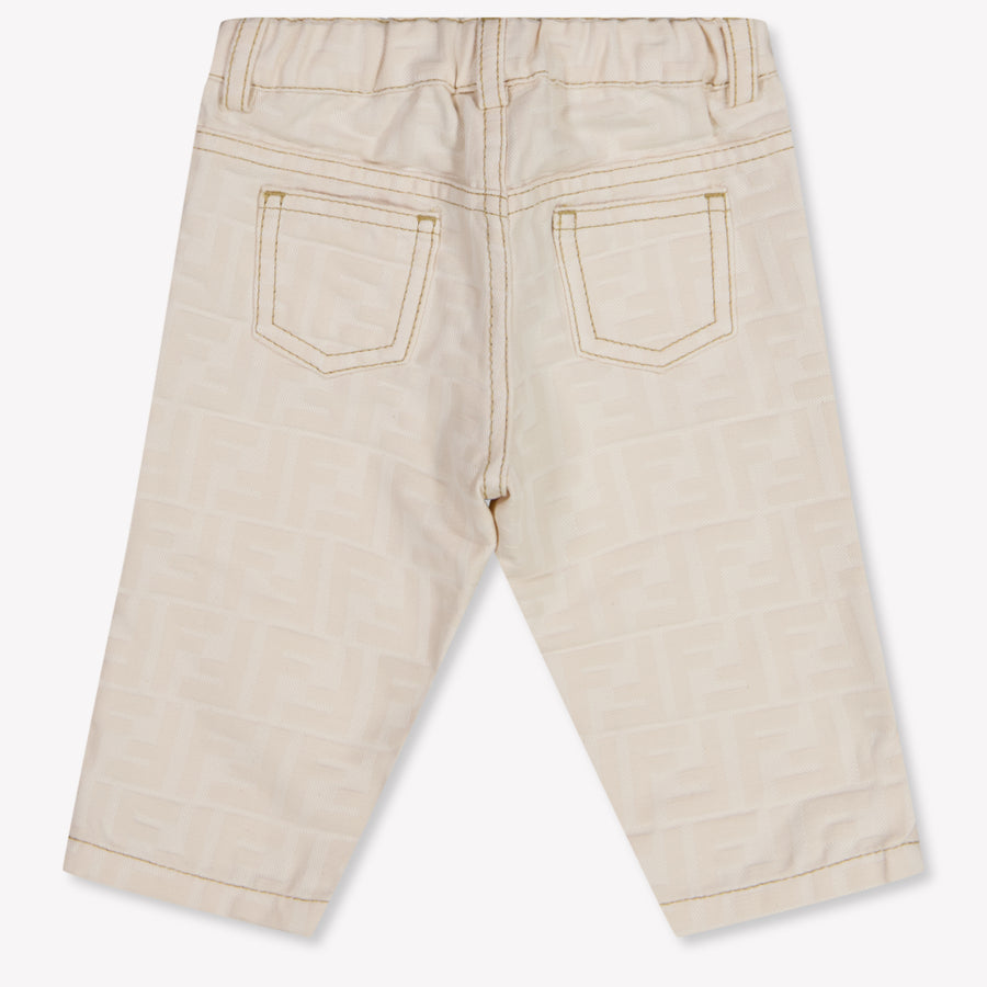 Fendi Bébé Garçons Pantalon dedans Beige Clair