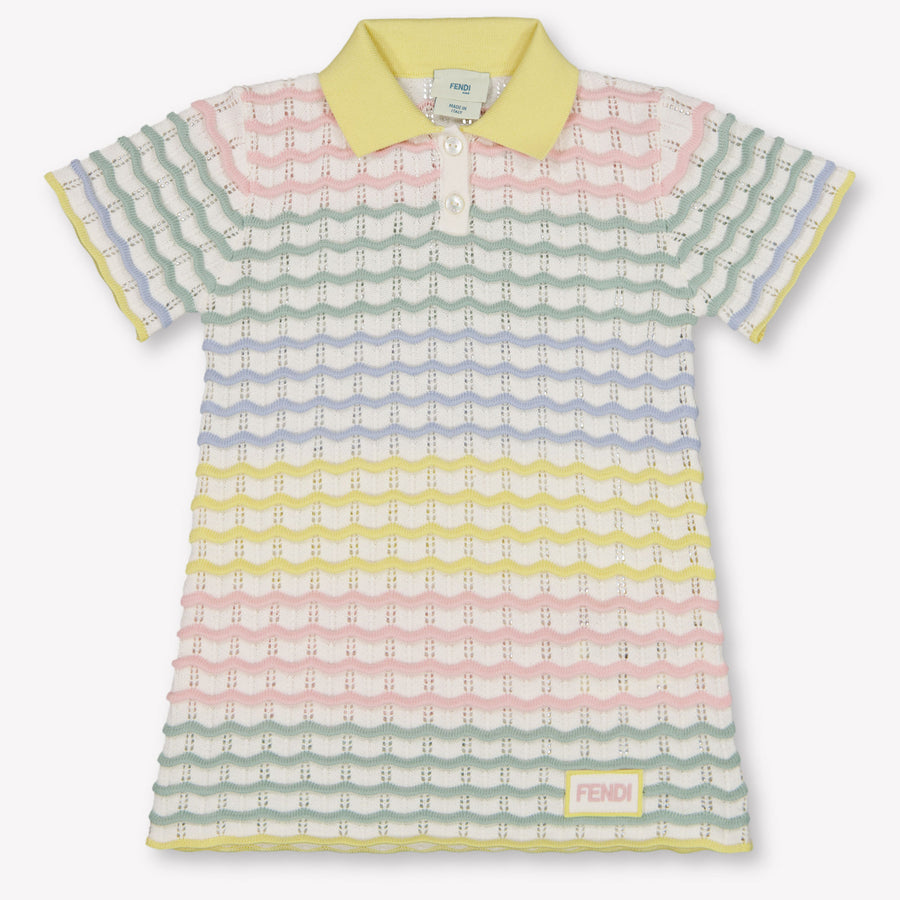 Fendi Bébé Filles Habillez-vous Rose Léger