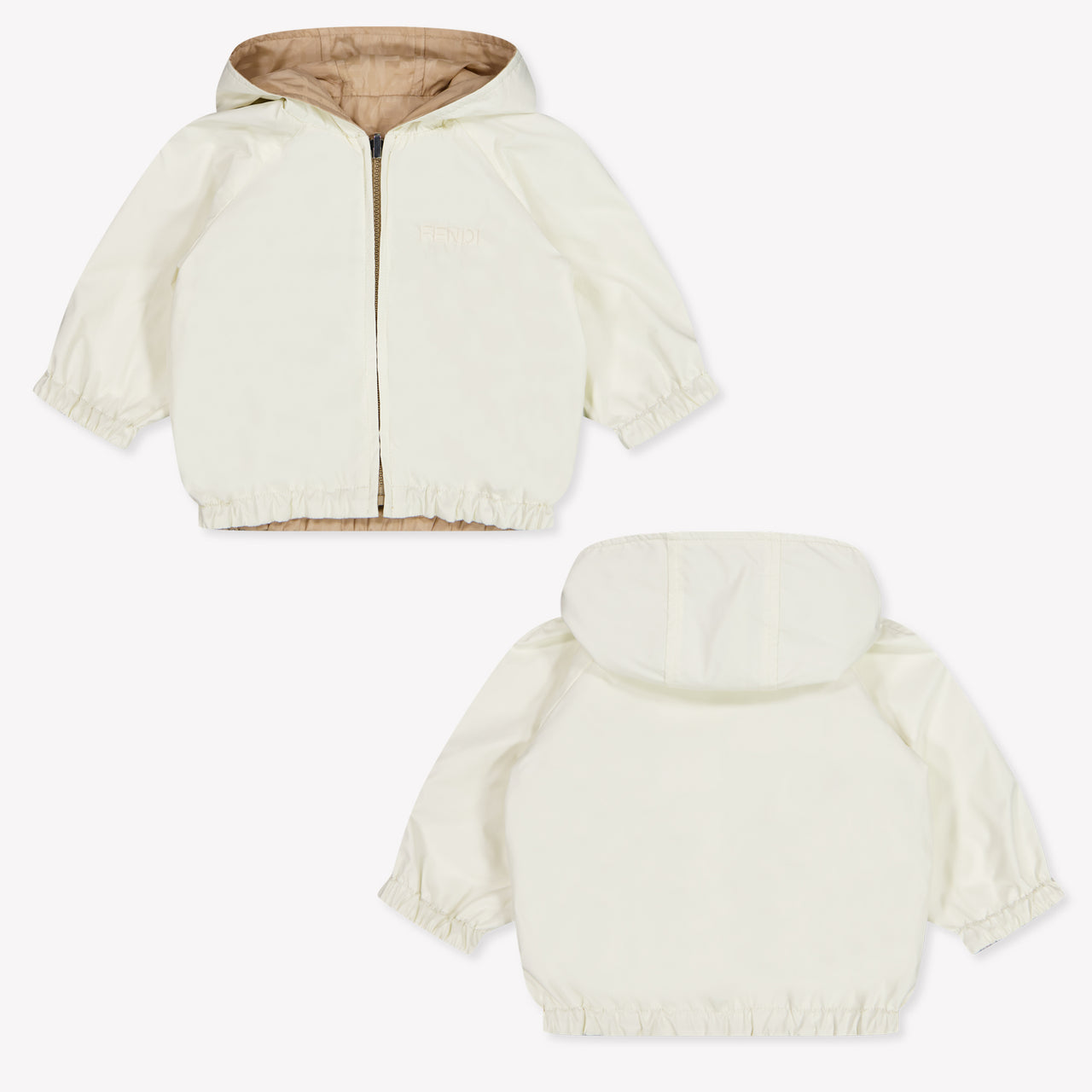 Fendi Bébé Unisexe Veste d'été Beige